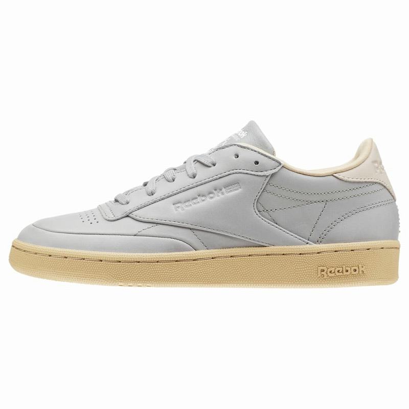 Reebok Club C 85 Tenisky Damske - Siva/Hnede GJ9225VA